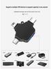 3-in-1 Multi-Function OTG Adapter: USB 3.0, Type-C, and Apple-Compatible for Android Phones