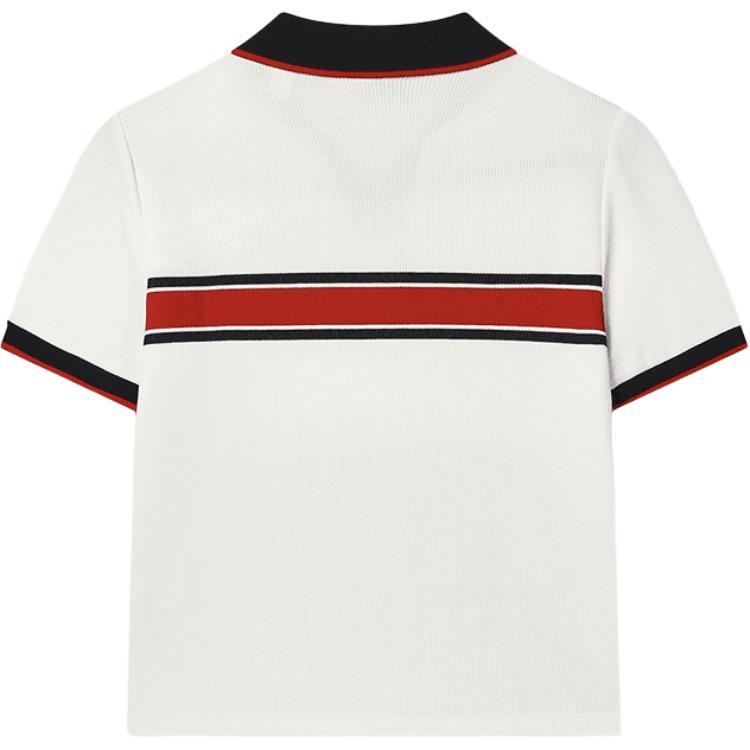 Fila Originales, vielseitiges und modisches Kurzarm-Poloshirt für Damen, Weiß, F11W439101F-WT