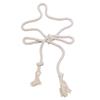 Vintage Cotton Linen Braided Rope Belt Adjustable Waistband Sash for Jeans Casual Outfits Youthful Unisex Design