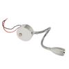 LED RV Gooseneck Bed Light with USB Port Type C Port Touch Control  12‑24V Soft Light RV Bedside Reading Lamp for   Van Boat