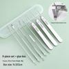 Stainless Steel Blackhead Remover Tool Set: Clips and Needles for Acne and Pimple Care