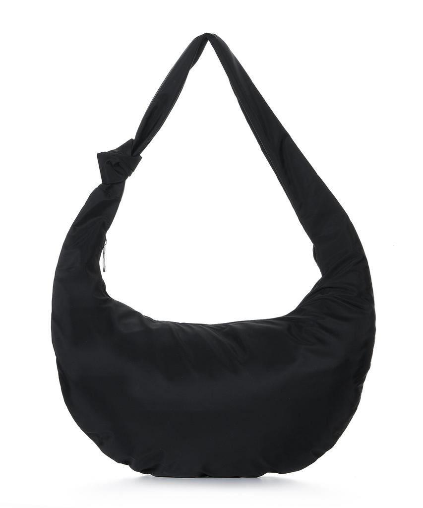 Nick&Nicole Nicole Nylon Shoulder Knot Bag_Black