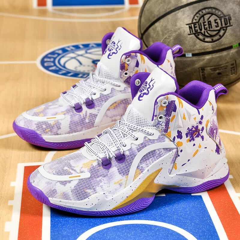 Fashion wear-resistant basketball shoes men's actual sports boots summer breathable mesh middle school students travel shoes women's tide sneakers