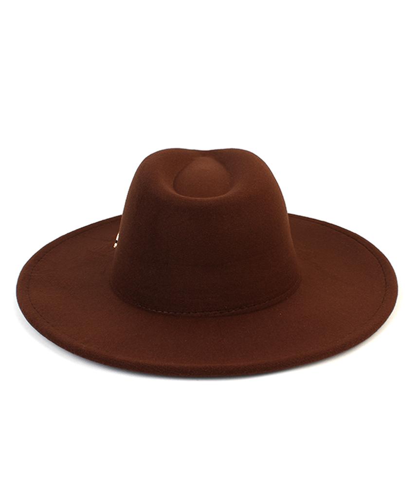 Yunibeosyeolkemiseuteuli Hard Wool Brown Fedora