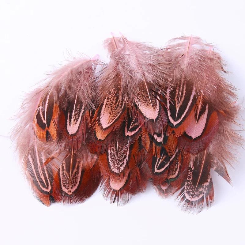 100Pcs Pheasant Chicken Feathers for DIY Earrings Jewelry Making Dream Catcher Wedding Centerpiece Decor Crafts Accessories