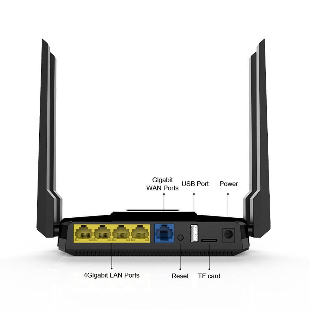 AC9 High Power 1200M Dual-Band 5G Gigabit Wireless WiFi Router Home 1 Set