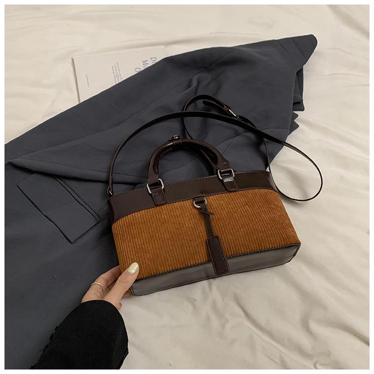 

Portable commuter bag women s 2025 autumn new fashionable high-value cloth retro commuter bag single shoulder messenger women s bag