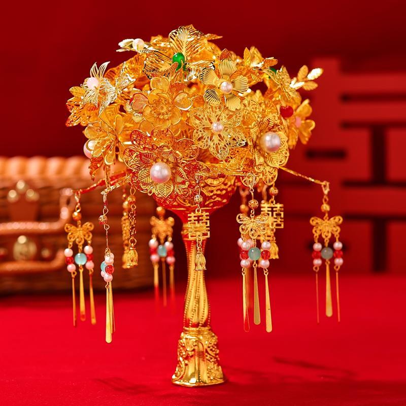 JINGRUIXIANG Golden DIY Bouquet Kit