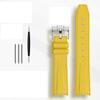 Rubber Watchband for Rolex Omega X Swatch Joint MoonSwatch Constellation Waterproof Sports 20mm Watch Strap Curved End Band