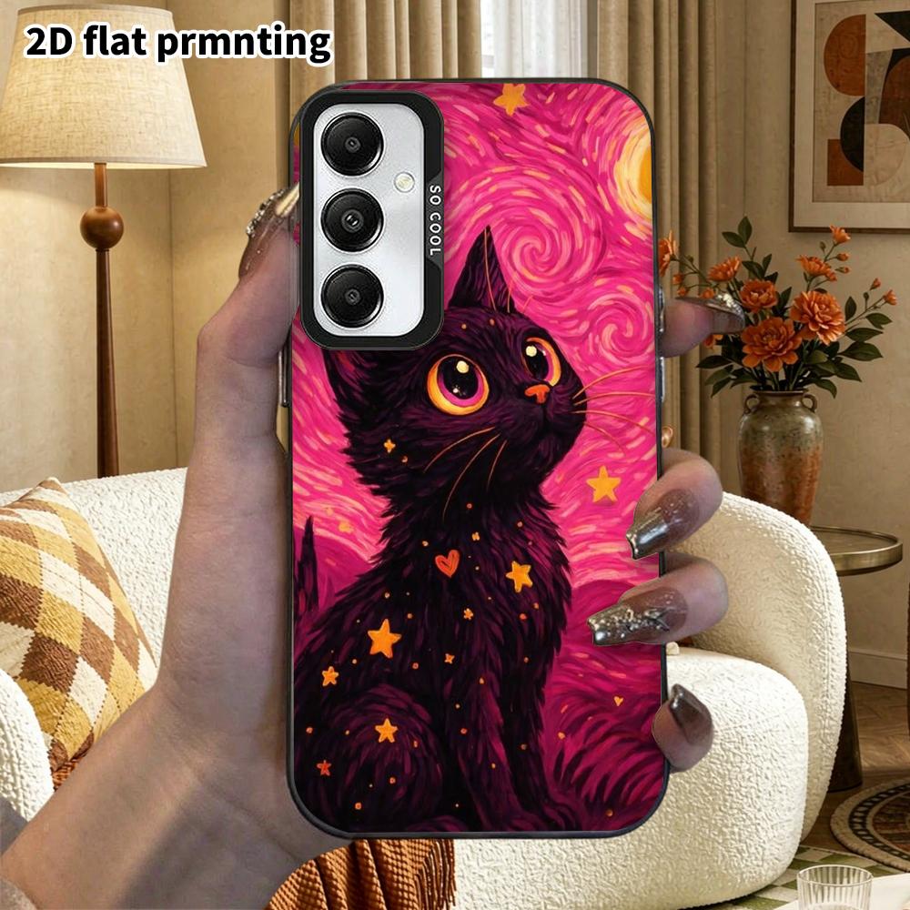 Phone Case: 2D Flat Samsung Galaxy A34 A35 M05 M06 S20 S22 S21 FE Plus 5G Protective Case, Couple Style, Oil Painting Style, Christmas and Halloween G