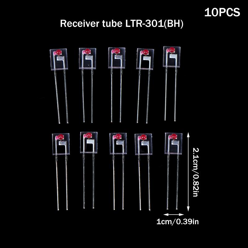 10 Stück Lte-302 Ltr-301 Seitlich Infrarot emittierende Diode Wellenlänge 940nm Maus emittierende Röhre Dip-2
