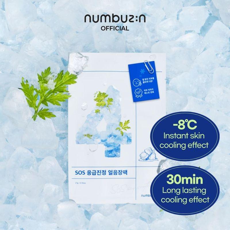 numbuzin - No.4 SOS Icy Soothing Sheet Mask Set Bundle Set