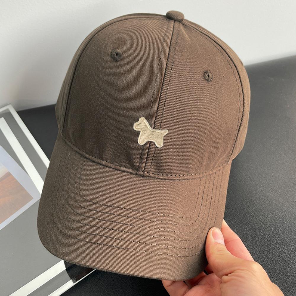 Horse Pony Embroidered Baseball Cap Sunscreen Cotton Baseball Cap Cartoon Baseball Hat  Summer