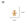 Ocean Series Stainless Steel Pendants: Starfish, Shell, Seahorse, Seashell, Dolphin, Whale Tail DIY Jewelry Accessories.