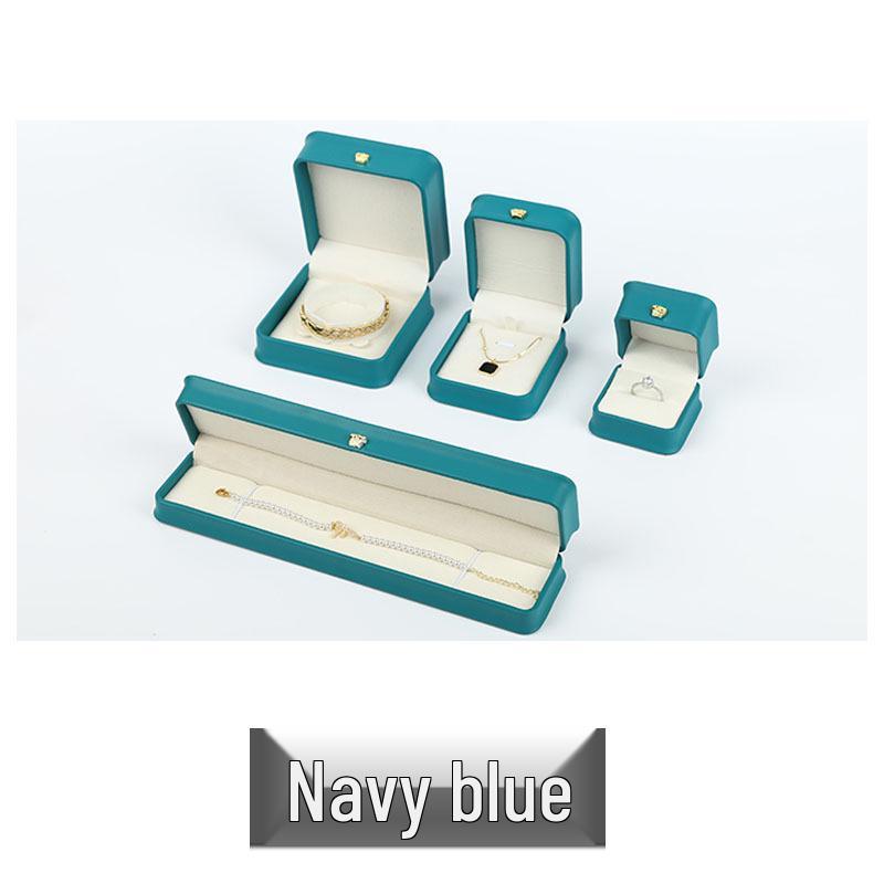 Crown Waist-Cinched PU Leather Jewelry Box for Earrings, Rings, Pendants, Necklaces, and Bracelets