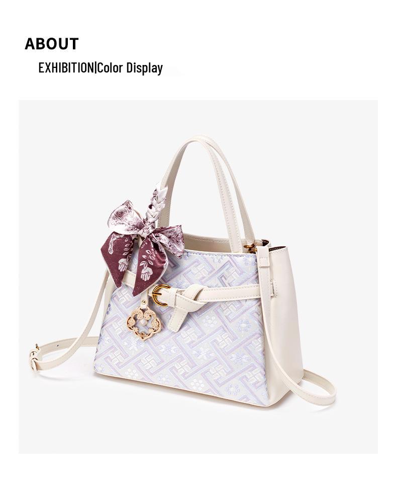 Guangxi Zhuang Brocade Women's Large Capacity Shoulder/Crossbody Bag - 2026 New Style High-End Handbag
