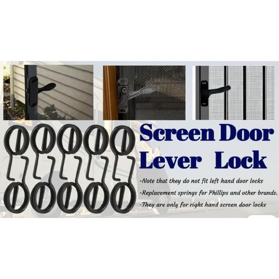 Compatible with Screen Door Lever Latch RH RV Trailer Camper 10 Pcs Extra Spr