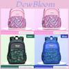 Mochila Escolar Sesame para Bebés y Niños con Material de PU Transpirable para Niñas y Niños