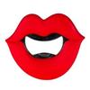 Les Trésors De Lily [L3111] - Humoristischer Flaschenöffner 'Kiss' rot - 7x6 cm