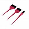 Pinceau de coloration pour cheveux à long manche contrôle précis pinceau de coloration capillaire pour débutants professionnels Rosé Sanguin Lot de 3 pièces