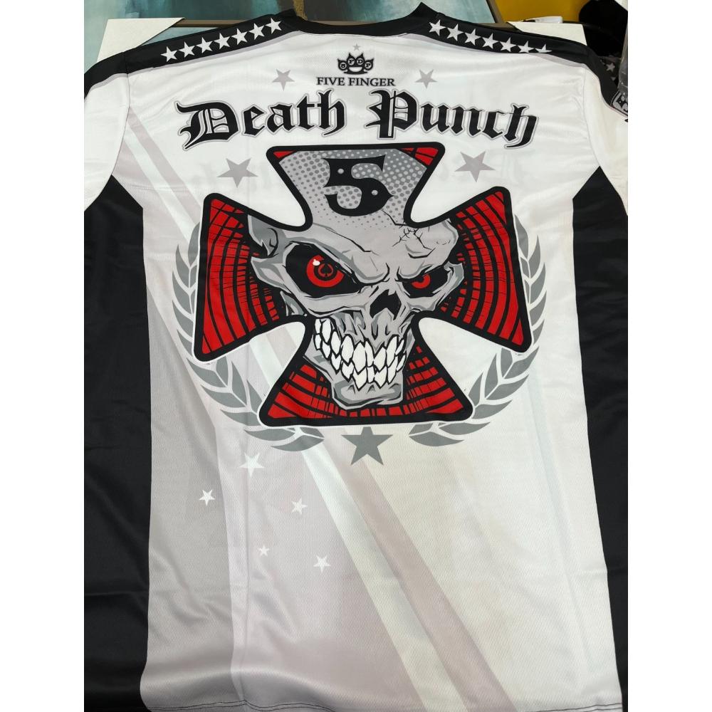 Five Finger Death Punch Jersey Shirt, 3D Print Short Sleeve V Neck T Shirt