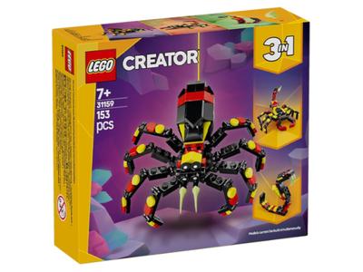 Lego 31159 Creator 3w1 Kpl Dzikie Zwierzęta: Niezwykły Pająk 7+ 153pcs