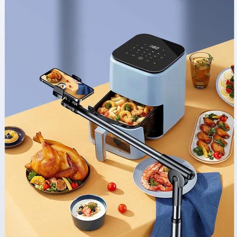Oatsbasf Multifunction Phone Stand Floor Adjustable Floor Stand Tablet Holder for Live Broadcast Bracket Lazy Stand Phone Holder
