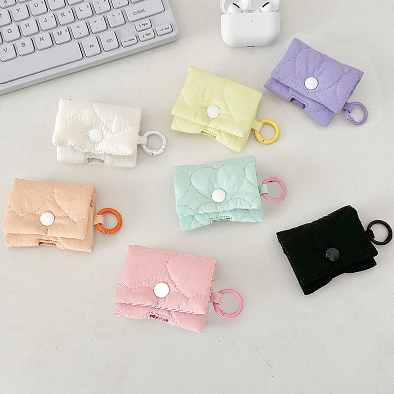 Cute Wireless Bluetooth Headphone Storage Case Convenient Travel Cute Earphones Organizers Protection Soft Case