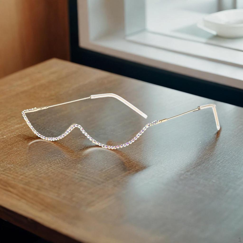 Chic Half Frame Glasses for Women Elegant Eyewear