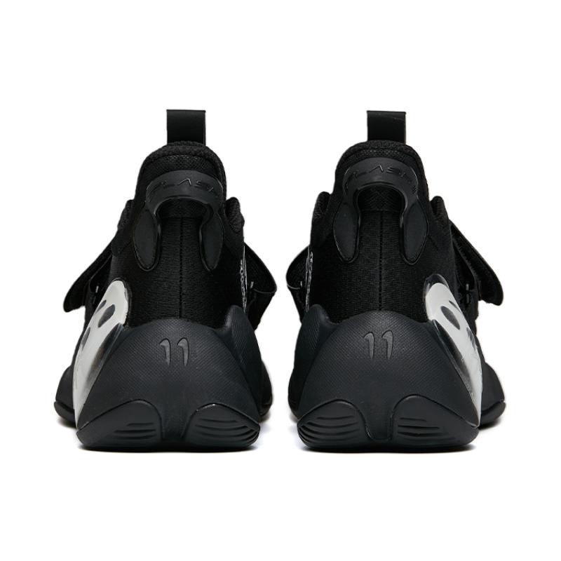 Anta Water Flower 3 Wear-Resistant Slip-Resistant Mid-Top Performance Basketball Shoes Men's Black White Sneakers 112121604S-8