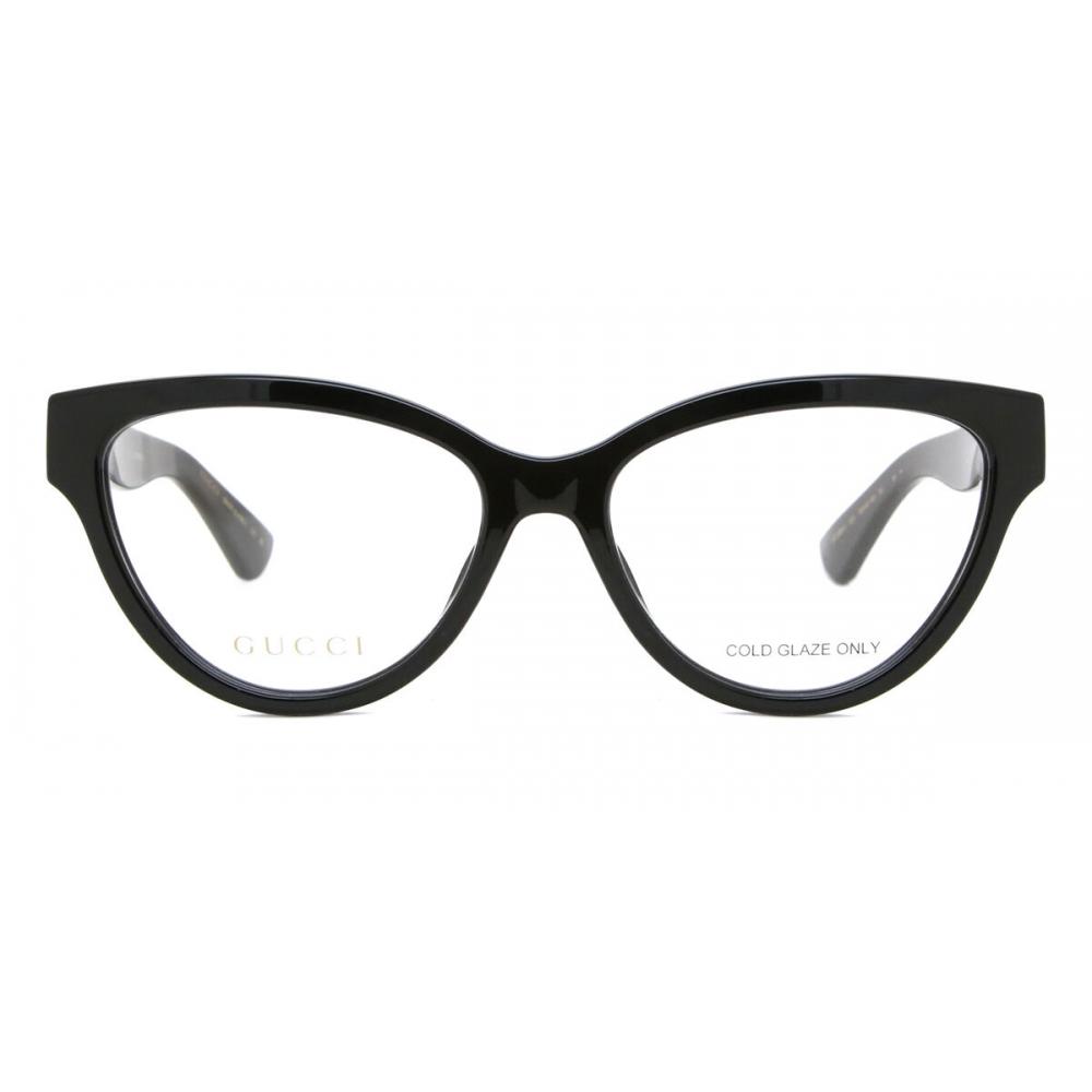 Gucci Gg1581o 001 Women Eyeglasses Black/55-16-140