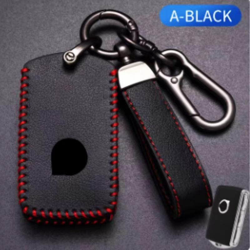 Fashion Oli Leather Car Key Case Cover for Volvo S60 S90 XC40 XC60 XC90 V60 V90 T6 T8 Auto Key Shell Protection Accessories