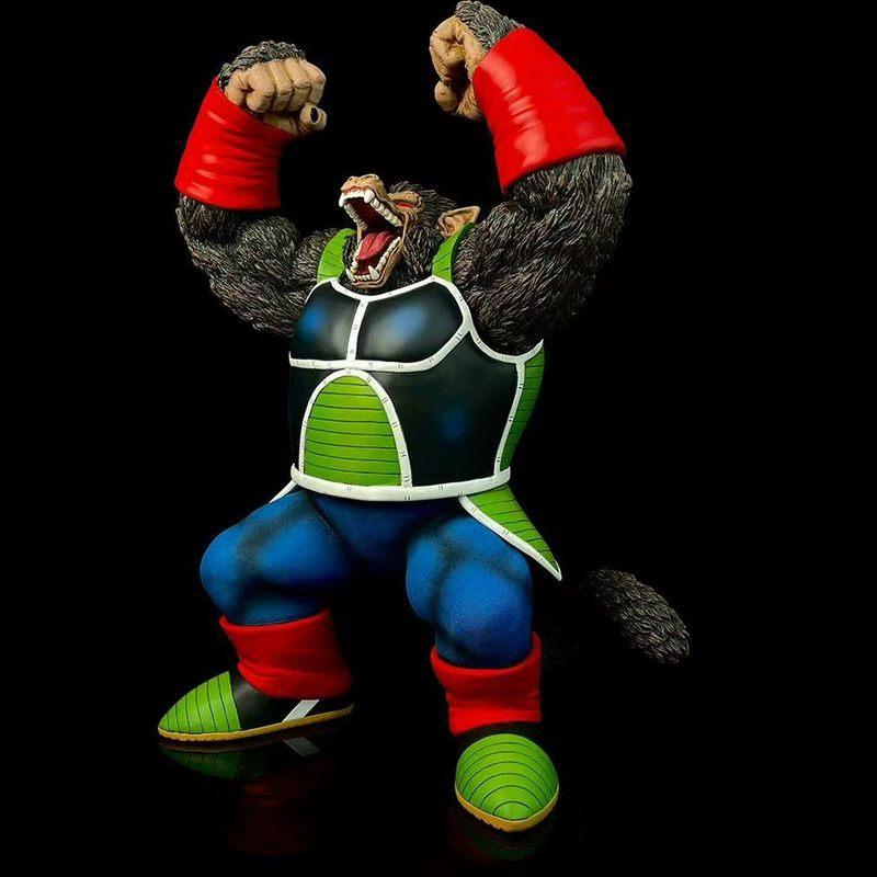 40cm/15.7inch Dragon Ball Bardock Great Ape PVC Figure Oozaru Form Saiyan Father Of Goku Statue Collectible Anime Model Toy Gift