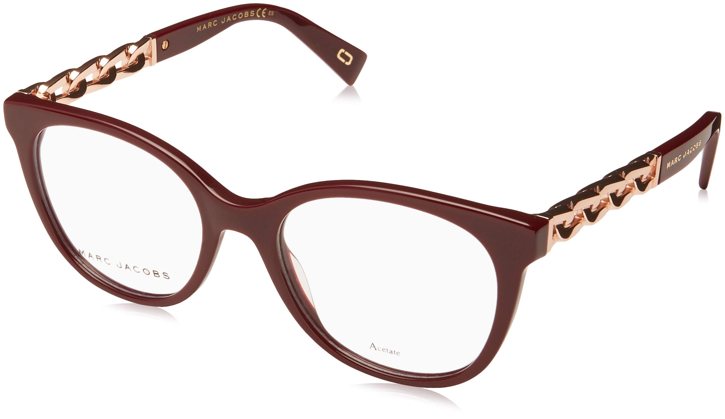 

Marc Jacobs MARC 335 Модные женские очки, размер EU 52, бордовый, (Свободный размер)