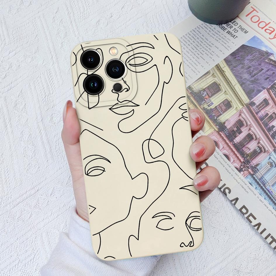 Für Apple iPhone 6 7 8 X XS XR SE 11 12 13 14 Pro Max Hüllen Rückseite Kameraschutz Quadratisches flüssiges Silikon Modedesign für iPhone Bumper