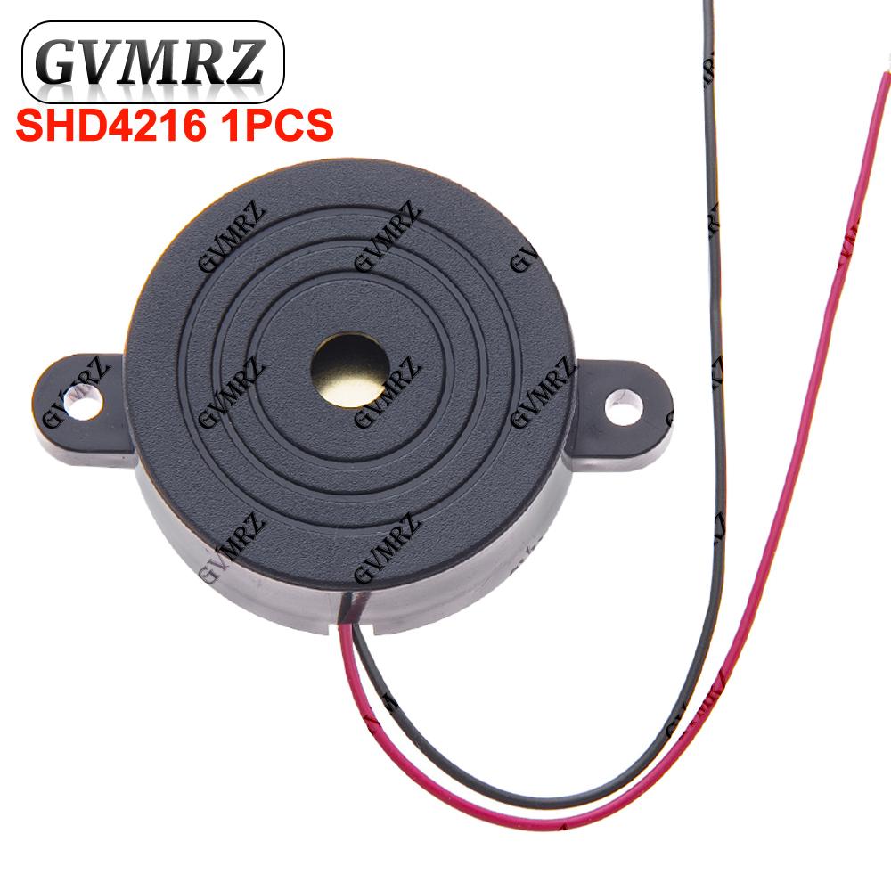 Wired Active Buzzer Assortment Kit 3-24V SFM-20B/SFM-27 (White/Black)/SHD4216  DC Continuous Sound for Alarm Systems & Arduino