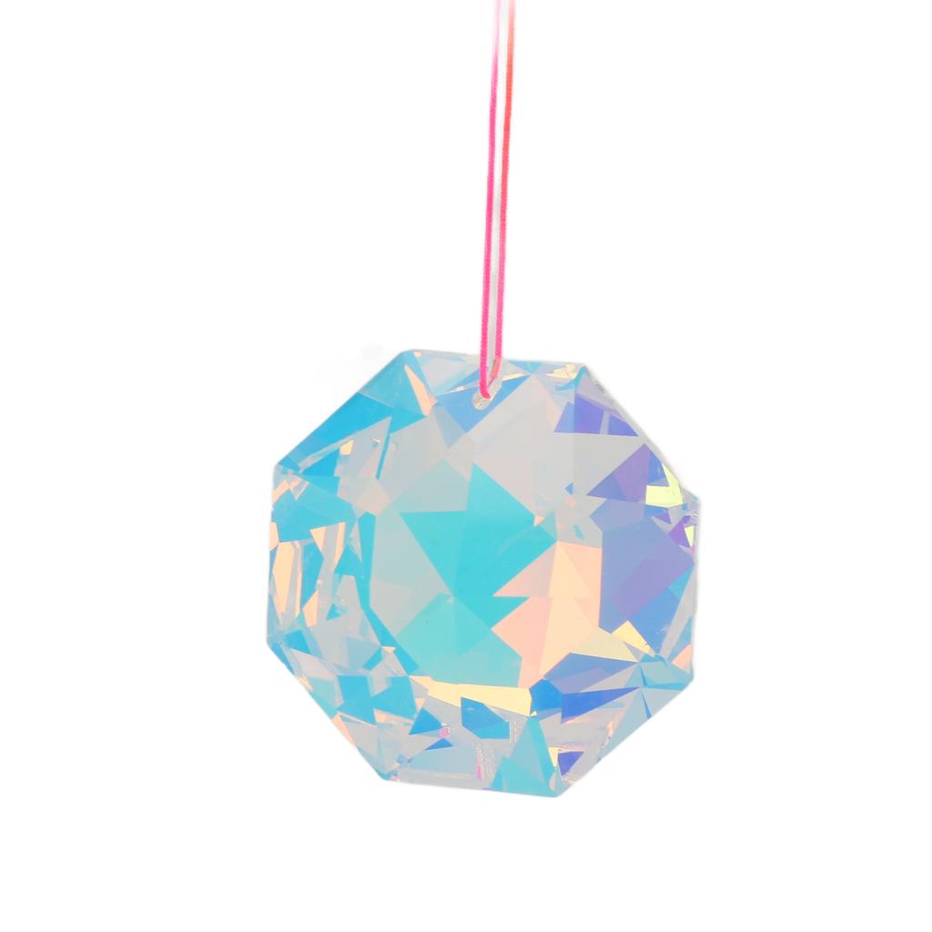 Hanging Crystal Suncatcher Multipurpose Exquisite Prisms Crystal Pendants for Window Christmas