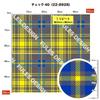 BrianDaniel Chlorine-Resistant Stretch Knit Fabric Yellow Check Pattern 151cm Width