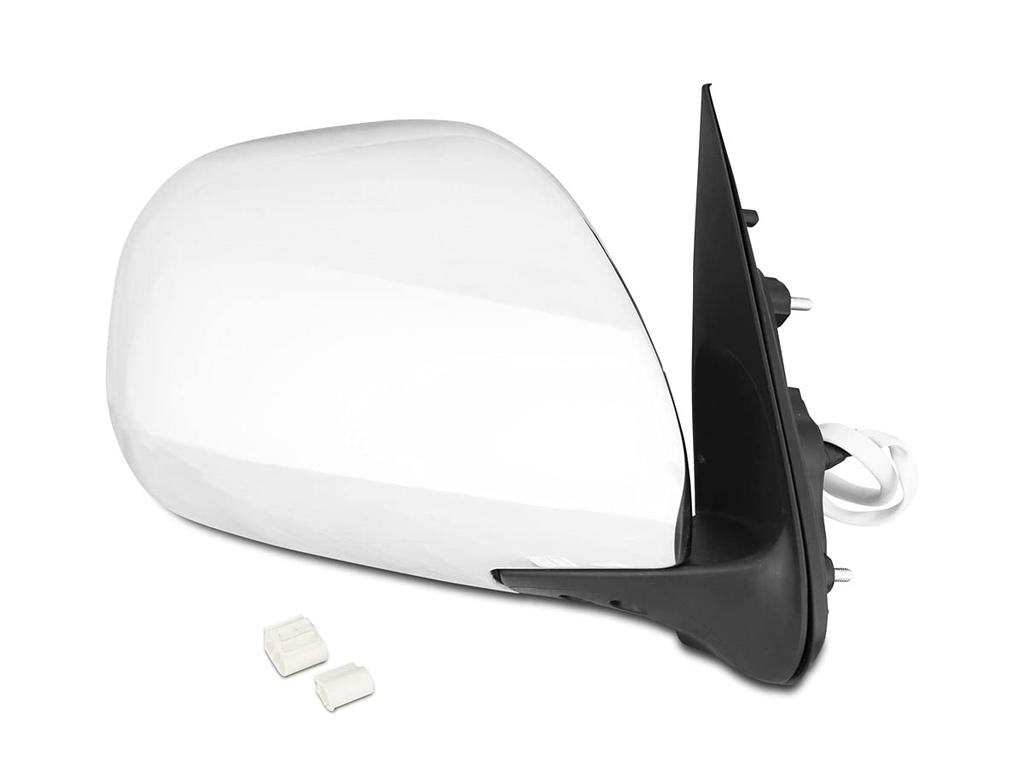 Regius Ace 200 Electrically Adjustable and Folding Chrome Door Right Side TRISTAR'S [Hiace Series] S-GL Mirror, (Driver's Side)