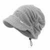 Ear Protection Visor Beanie Hat Oversized Fit Warm Winter Hats Soft Slouchy Beanie Hat  For Women