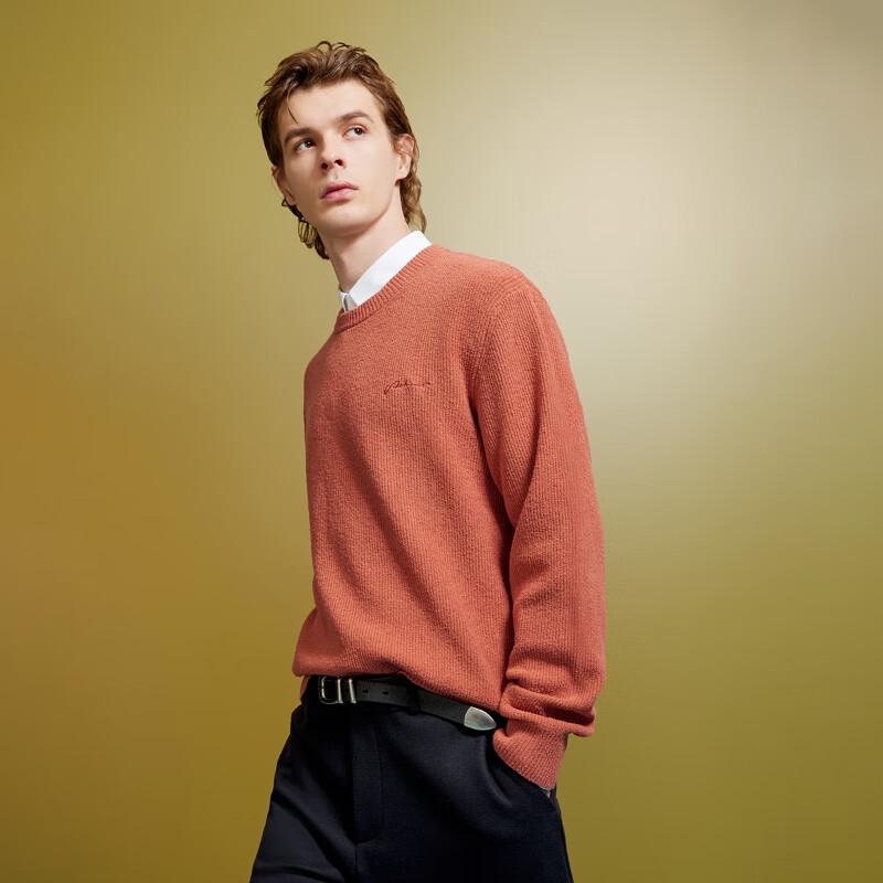 JACK&JONES Men s Spring Letter Print Knitted Pullover M