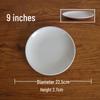 Langxi White Melamine Commercial Buffet Plates