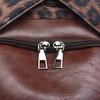 Women's Soft Leather Backpack Leopard Print Anti-Theft Backpack