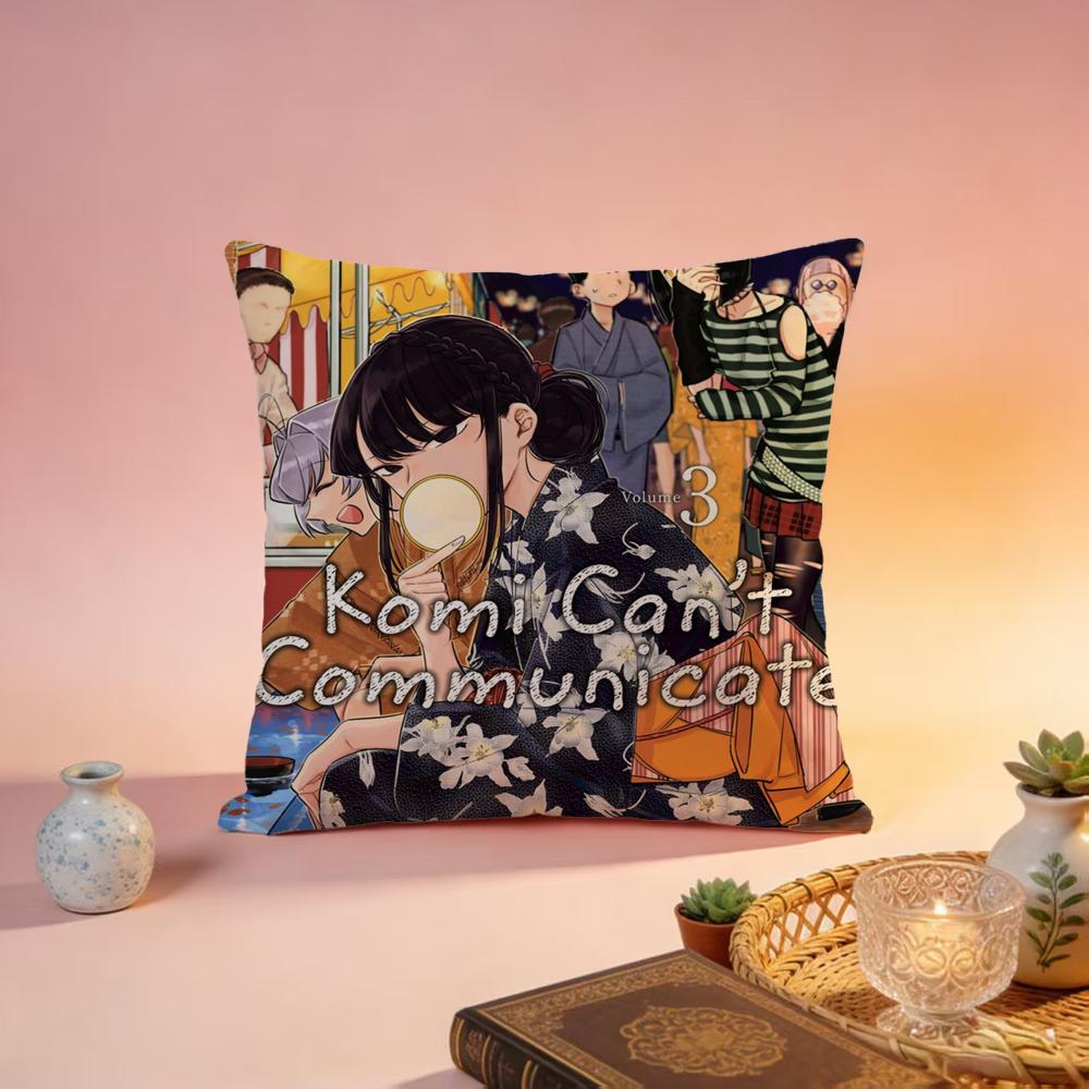 

Популярная наволочка KKomi Cant Communicateed Cushion Cover Премиум, безопасная для кожи, многоцелевая для дома, офиса, путешествий 30X30cm