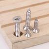 304 Stainless Steel Countersunk Head Screws Universal M2-M4 Phillips Screws Security Self Tapping Screws for Furniture Repairs