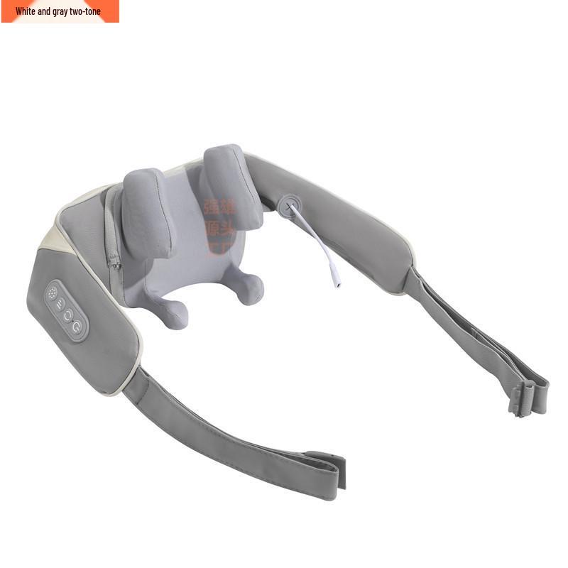 Trapezius & Cervical Massager: Multi-Function Kneading, Hot Compress Shawl for Neck & Shoulder Relief