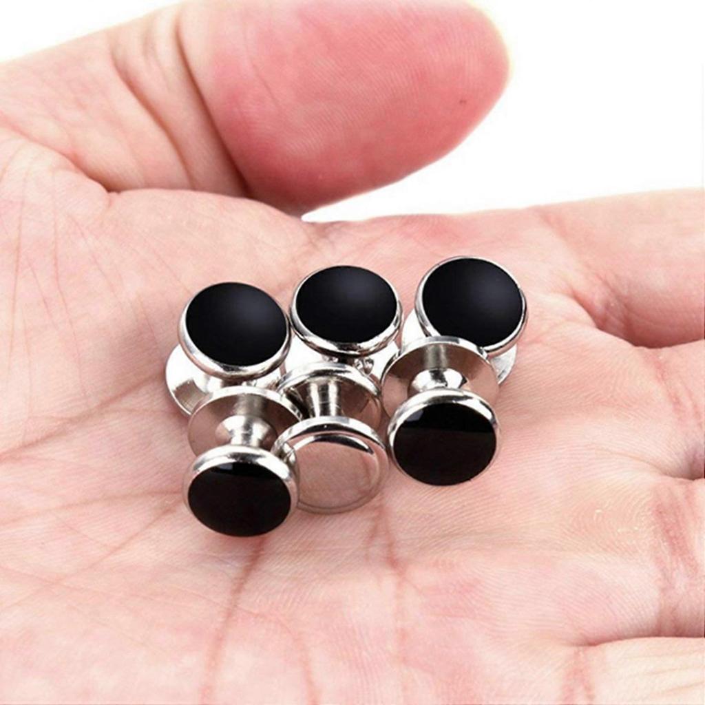 Cufflinks and Studs Set for Tuxedo Shirts Business Wedding 12 Cufflinks and 36 Studs