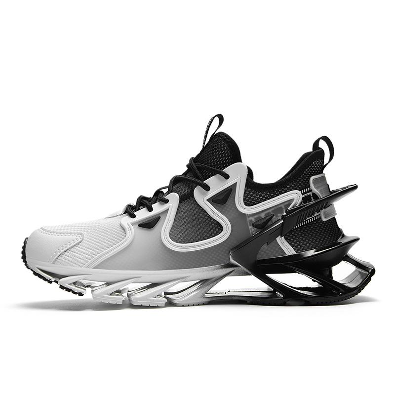 Men's Breathable Flyknit Running Shoes - Gradient Non-Slip Blade Casual Sneakers