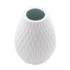 Koransha White Porcelain Diamond Piece Vase, Design, 299-NSR, White, 22.8cm, 299-NSR1