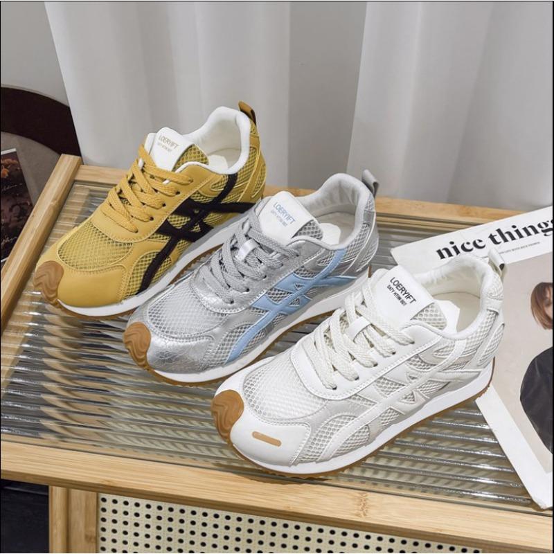 

Мода 2025Женская обувь Повседневная Обувь на платформе Женские Кроссовки Теннисные с круглым носком на шнуровке Женские Вулканизированные кроссовки 35 белый